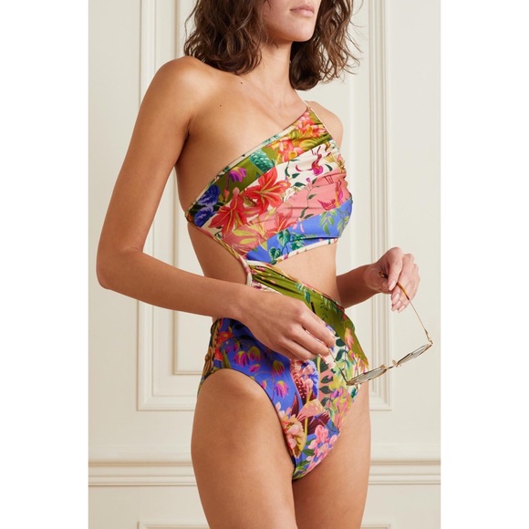 ZIMMERMANN Tropicana Cutout One Piece Swimsuit - Picture 3 of 16